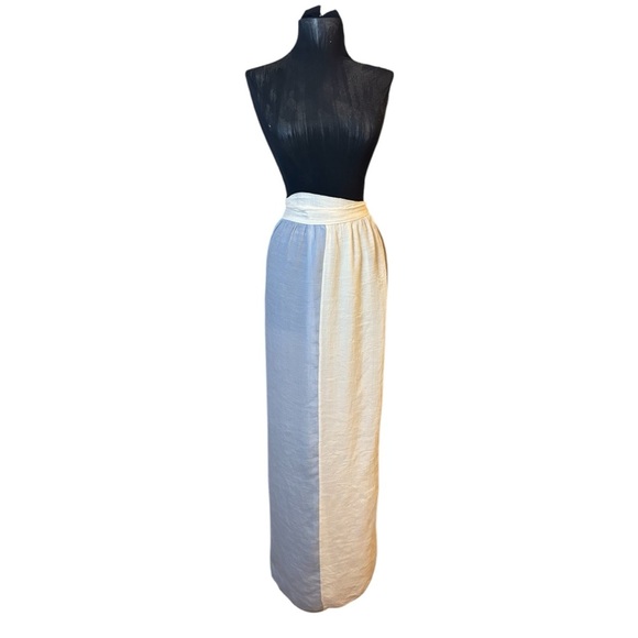 Multi Colored Stripe Maxi Wrap Skirt Casual - Picture 1 of 10